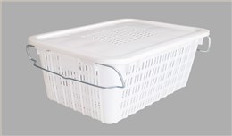 YL-710-380周转箩带铁把手带盖(封口款)